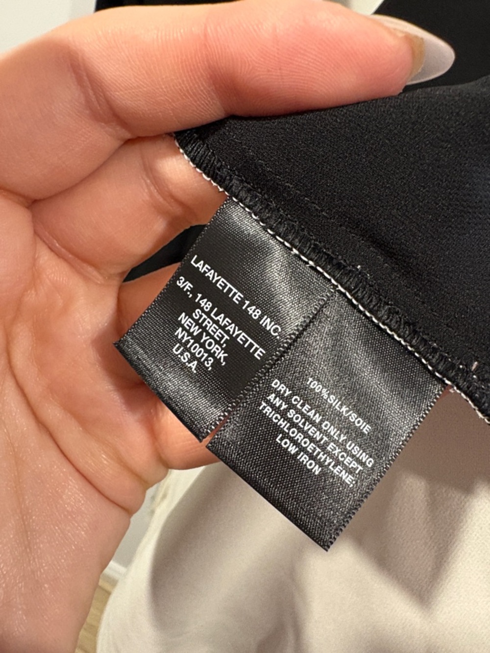 Lafayette 148 New York color-block blouse - Picture 6 of 6
